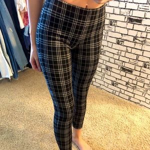 Plaid Leggings